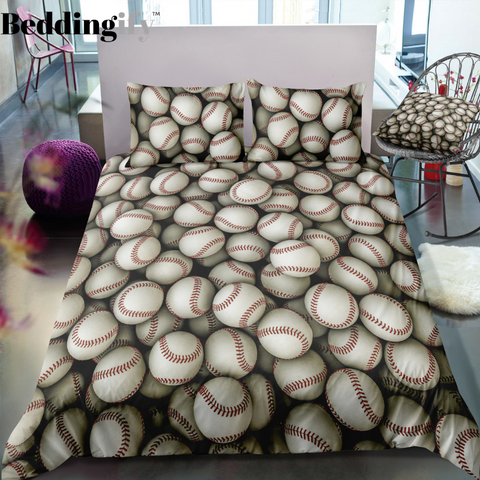 Image of Baseballs Bedding Set - Beddingify
