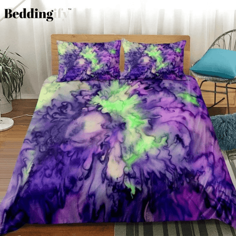 Image of Tie-dyed Splashing Bedding Set - Beddingify
