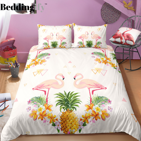 Image of Love of Flamingo Bedding Set - Beddingify