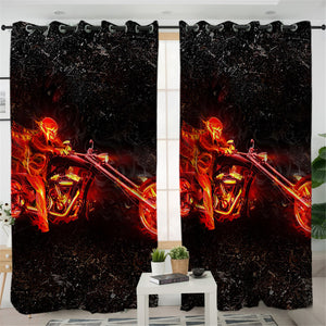 Ghost Rider 2 Panel Curtains