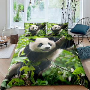 Happy Panda Bedding Set