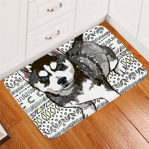 Image of Baby Husky Door Mat