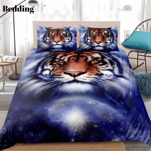 Image of Galaxy Tiger Bedding Set - Beddingify