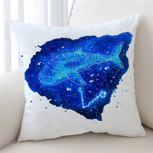 Blue Cetus Galaxy Cushion Cover - Beddingify