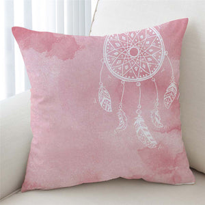 Dream Catcher Rosy Cushion Cover - Beddingify