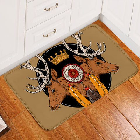 Image of Dream Catcher Deer Trophyhead Door Mat