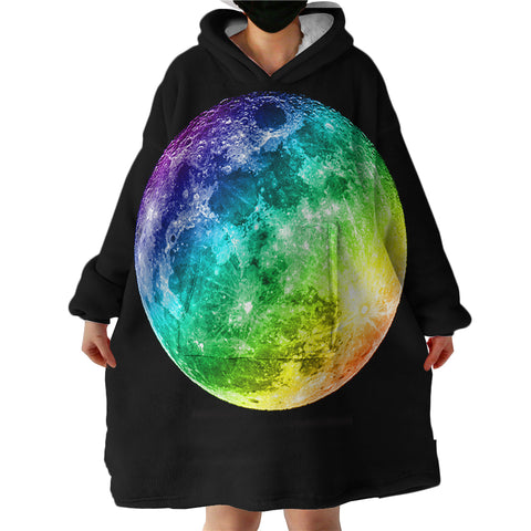 Image of Rainbow Moon SWLF1495 Hoodie Wearable Blanket