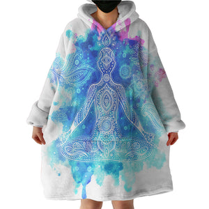 Chakras SWLF2497 Hoodie Wearable Blanket