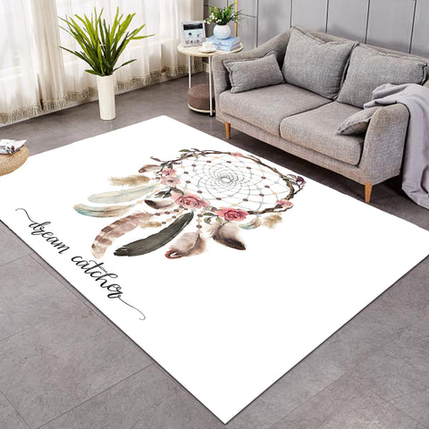 Image of Feathery Spiral Dream Catcher SW0864 Rug