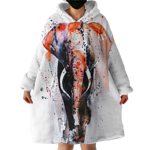 Elephant SWLF0522 Hoodie Wearable Blanket