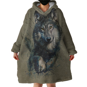 Alpha Wolf SWLF2039 Hoodie Wearable Blanket