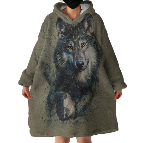 Image of Alpha Wolf SWLF2039 Hoodie Wearable Blanket