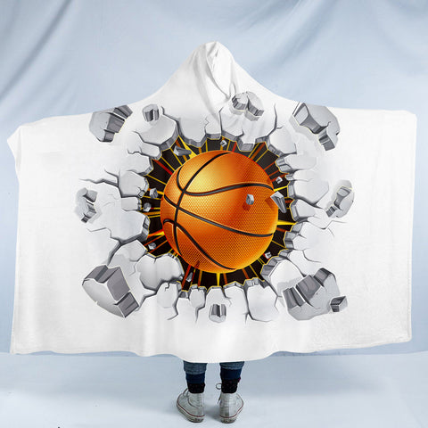 Image of Wrecking Basketball SW0825 Hooded Blanket
