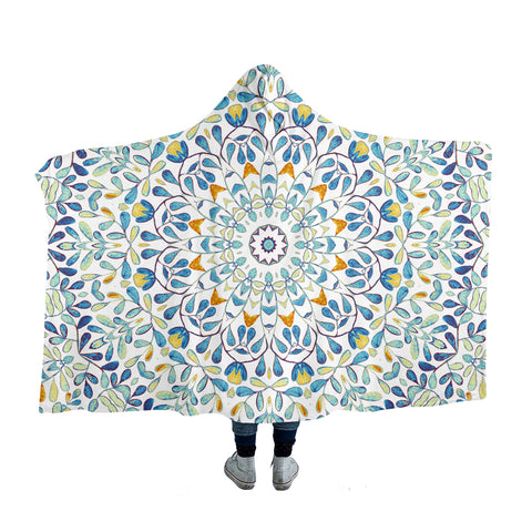 Image of Tiles Decoration SW1117 Hooded Blanket