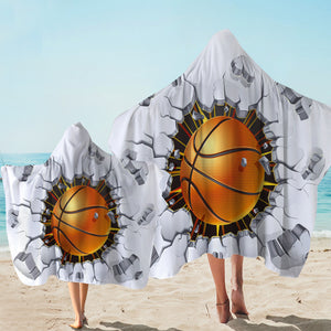 Wrecker Basketball Hooded Towel