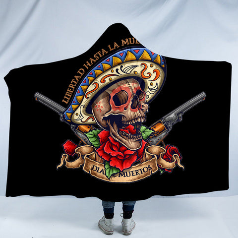 Image of Mexican Gangster SW1552 Hooded Blanket