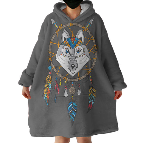 Image of Feral Dream Catcher SWLF2373 Hoodie Wearable Blanket