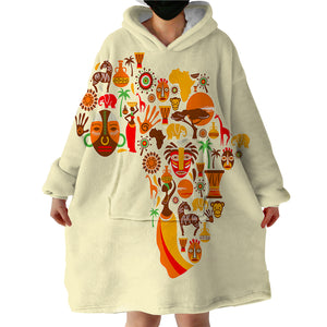 Spain SWLF0826 Hoodie Wearable Blanket