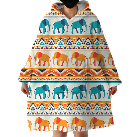 Image of Elephant Trails SWLF1536 Hoodie Wearable Blanket