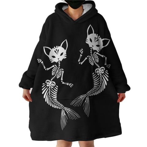 Image of Eerie Catfish SWLF2863 Hoodie Wearable Blanket