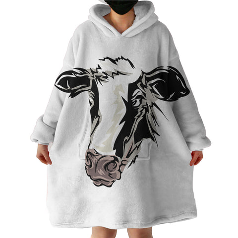 Image of Milk Moo SWLF2495 Hoodie Wearable Blanket