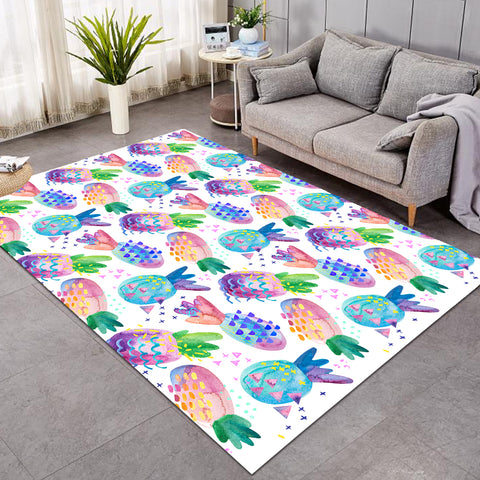 Image of Odd Pineapple Patterns SW0750 Rug