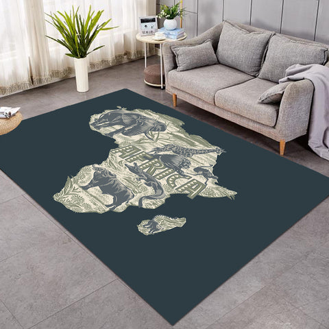 Image of Fauna Diversity Africa SW1543 Rug