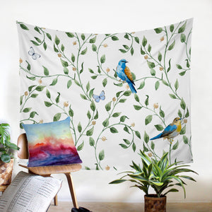 Bird On Branches SW0759 Tapestry