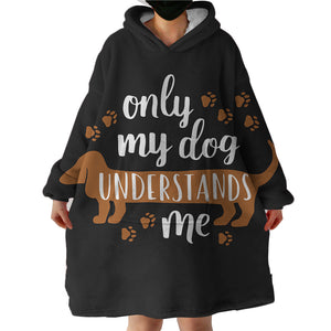 Dog Person SWLF3019 Hoodie Wearable Blanket