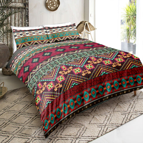 Image of Indian inspired - Native Aztec Bedding Set - Beddingify