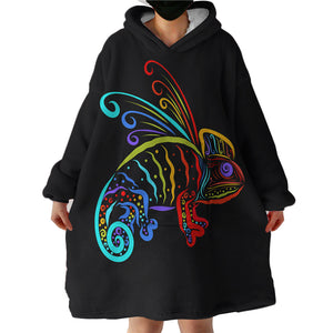 Neon Chameleon SWLF2016 Hoodie Wearable Blanket