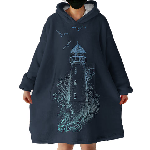 Image of Lighthouse SWLF2393 Hoodie Wearable Blanket