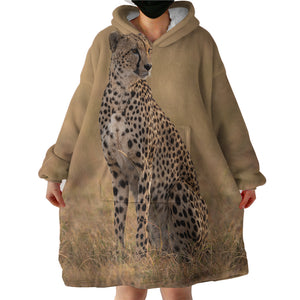 Leopard SWLF2515 Hoodie Wearable Blanket