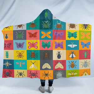 Insect Boxes SW2329 Hooded Blanket