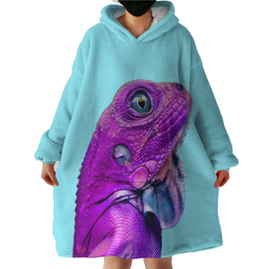 Purple Chameleon SWLF2418 Hoodie Wearable Blanket