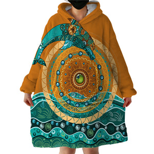 Jade Dolphin SWLF1399 Hoodie Wearable Blanket