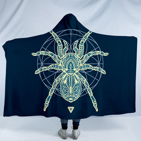 Image of Symmetric Tarantula SW1158 Hooded Blanket