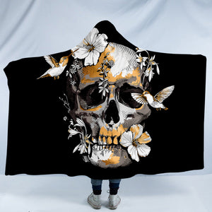 Skull & Birds SW0761 Hooded Blanket