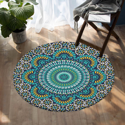 Image of Concentric Design SW1532 Round Rug