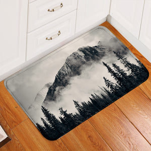 Misty Forest Mountain Door Mat