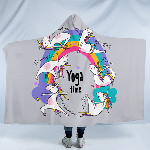 Image of Yogi Unicorn SW0771 Hooded Blanket