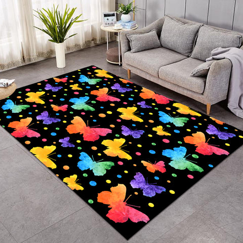Image of A Colorful Flight Of Butterflies SW1505 Rug
