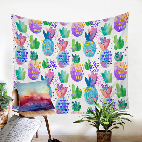 Image of Pineapple Thorns SW0750 Tapestry