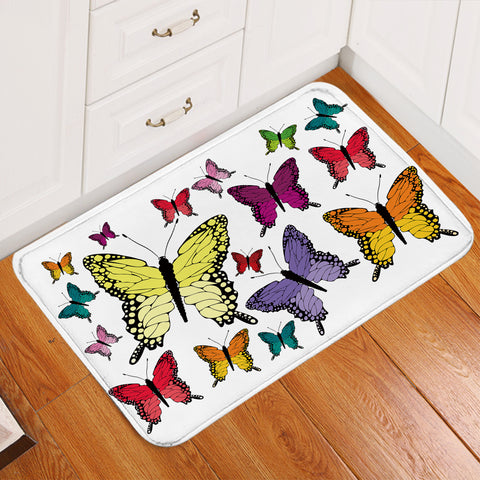 Image of Butterfly Almanac Door Mat