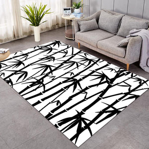 Black Bamboo Forest SW1391 Rug