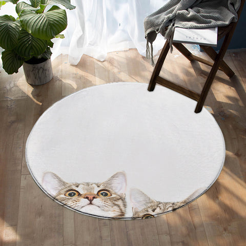 Image of Curious Cats SW1502 Round Rug