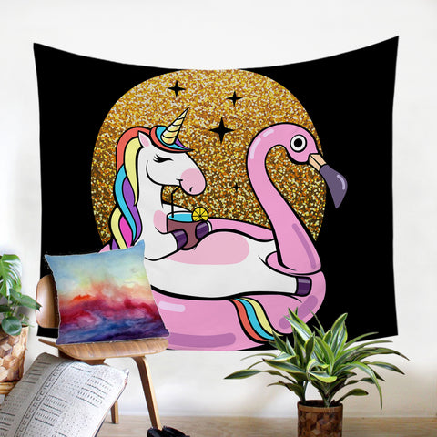 Image of Space Unicorn SW0851 Tapestry