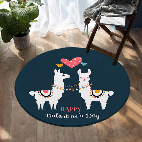 Image of Llama Love SW1506 Round Rug