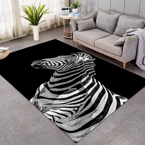 Image of Zebra Black SW0507 Rug