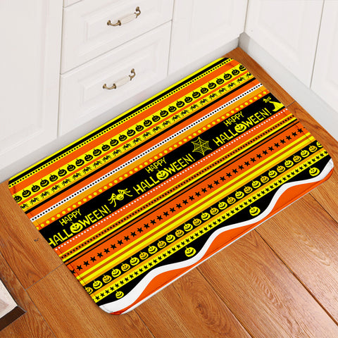 Image of Line Decoration Halloween Door Mat